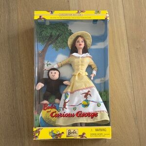 Barbie and Curious George Doll - NEVER BEEN OPENED